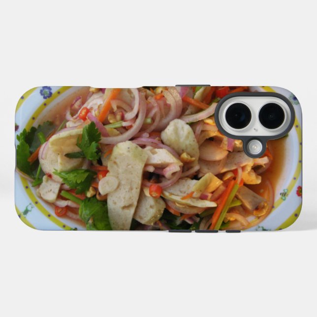Thai Spicy Sausage Salad ... Asian Street Food Case-Mate iPhone Case (Back (Horizontal))