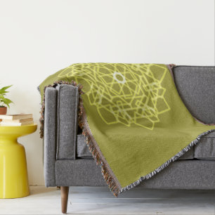 thai square pattern of modern graphic design style throw blanket