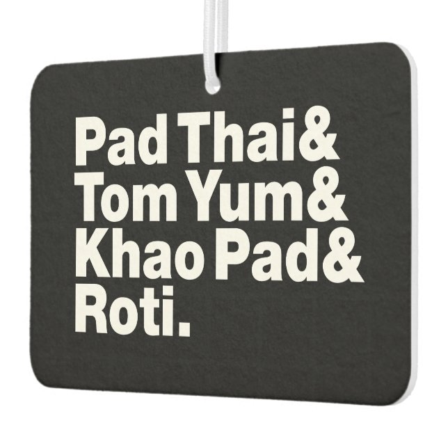 Thai Street Food Air Freshener (Left)