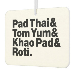 Thai Street Food Air Freshener
