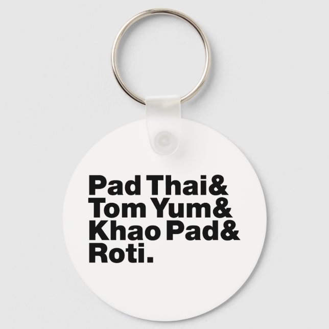 Thai Street Food Keychain (Front)
