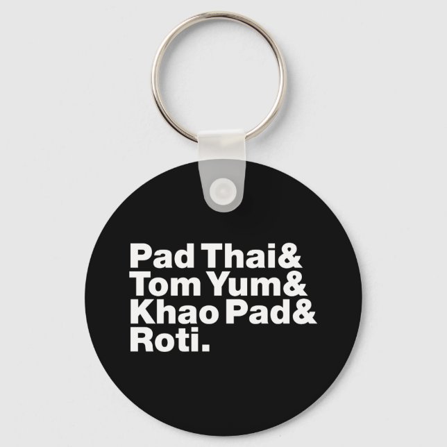 Thai Street Food Keychain (Front)