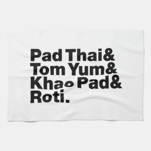 Thai Street Food Kitchen Towel