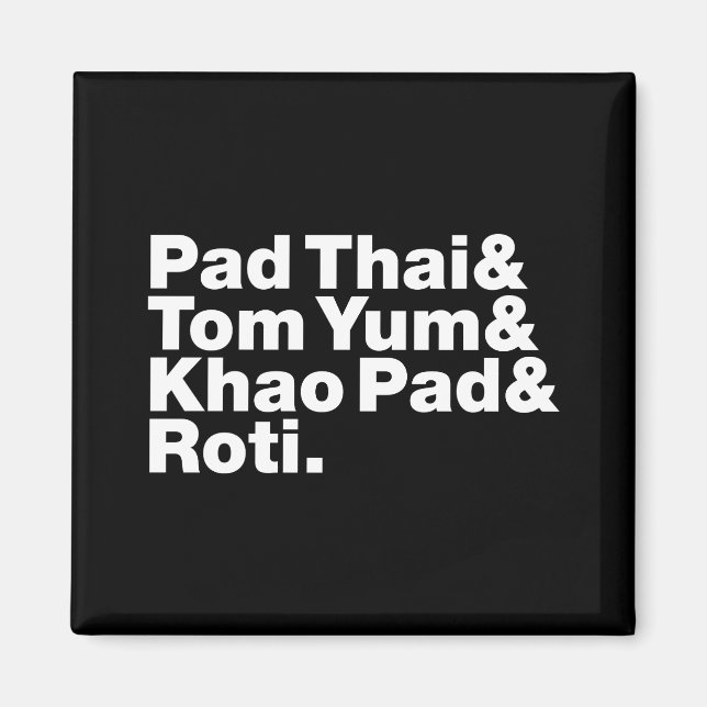 Thai Street Food Magnet (Front)