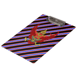 Thai stripes flag clipboard