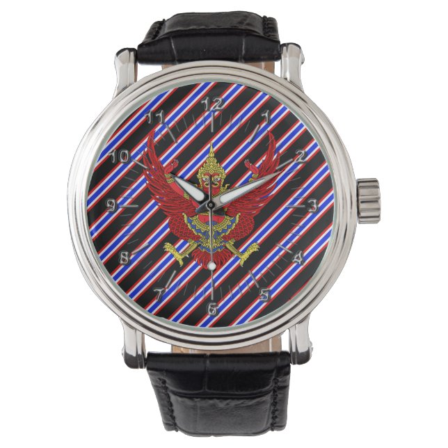 Thai stripes flag watch (Front)