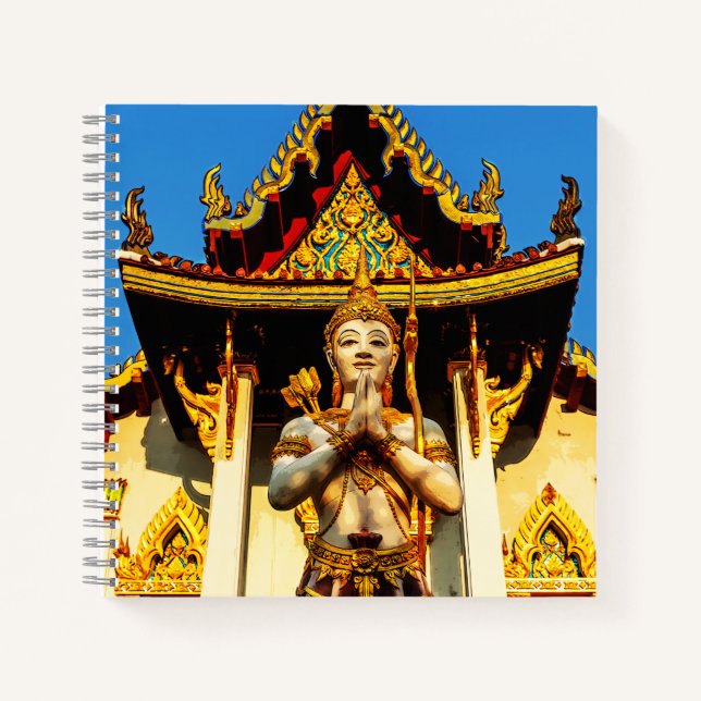 Thai Temple And Buddha 1102 Notebook (Front)