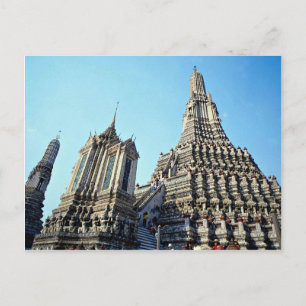 Thai temple in Bangkok, Thailand Postcard