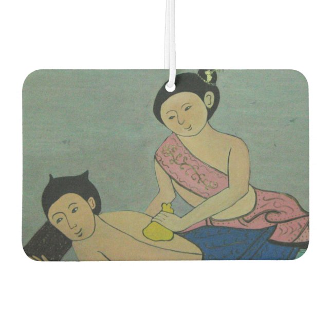 Thai Traditional Massage Air Freshener (Front)