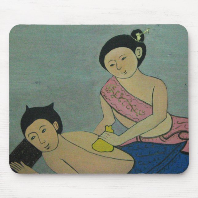 Thai Traditional Massage Mouse Pad (Front)