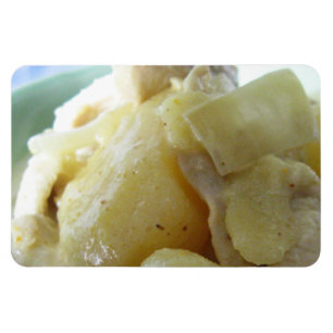 Thai Yellow Curry [แกงกะหรี่] .. Asian Street Food Magnet