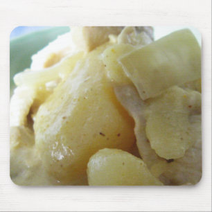 Thai Yellow Curry [แกงกะหรี่] .. Asian Street Food Mouse Pad