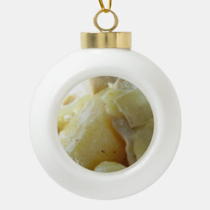 Thai Yellow Curry [แกงกะหรี่] .. Ceramic Ball Christmas Ornament