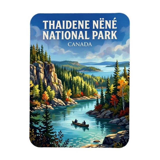 Thaidene Nëné National Park Canada Magnet (Vertical)