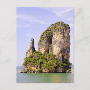 Thailand, Andaman Sea. Ao Phang Nga Islands in Postcard