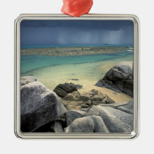 Thailand, Andaman Sea, Ko Phi Phi Island, Scenic Metal Ornament