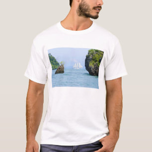 Thailand, Andaman Sea. Star Fyer clipper ship 2 T-Shirt