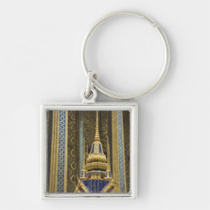 Thailand, Bangkok. Details of ornately decorated Keychain