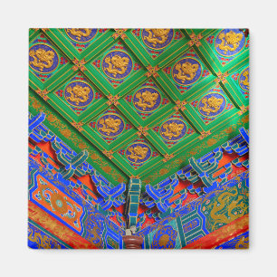 Thailand, Bangkok Dragon Temple Magnet