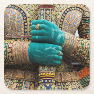 Thailand, Bangkok, Grand Palace Square Paper Coaster