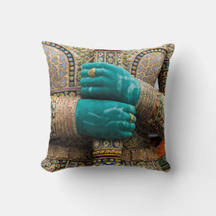 Thailand, Bangkok, Grand Palace Throw Pillow