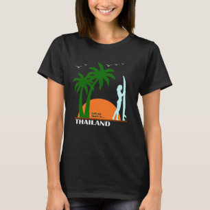 Thailand Beach Palm Koh Samui Surf Phuket Vacation T-Shirt