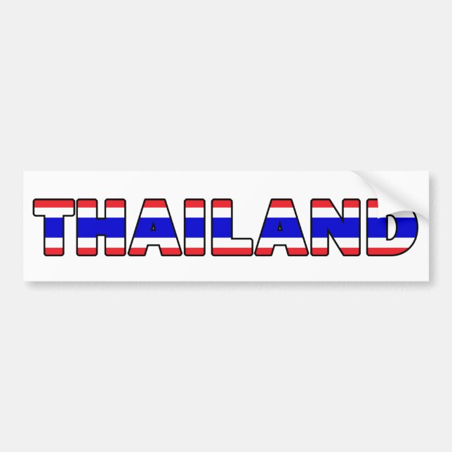 Thailand Bumper Sticker (Front)