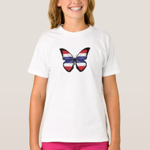 Thailand Butterfly Flag  T-Shirt