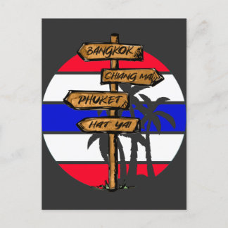Thailand Destinations - Bangkok Chiang Mai Phuket  Postcard