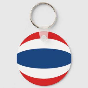 Thailand Fisheye Flag Keychain