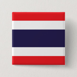 Thailand Flag 2 Inch Square Button