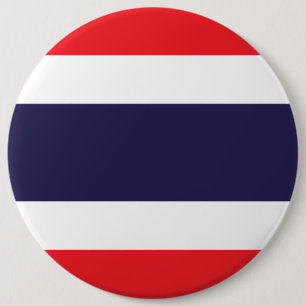 Thailand Flag 6 Inch Round Button