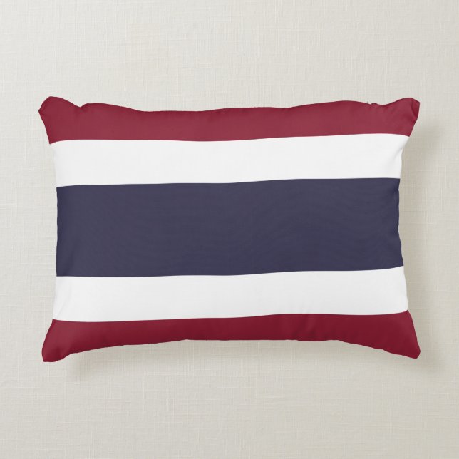Thailand flag accent pillow (Front)