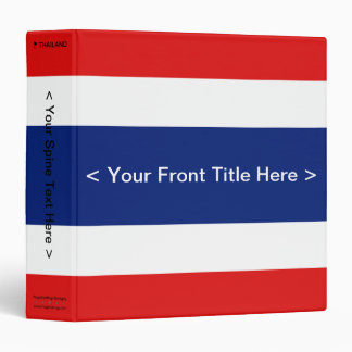 Thailand Flag Binder