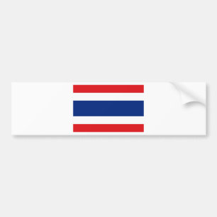 Thailand Flag Bumper Sticker
