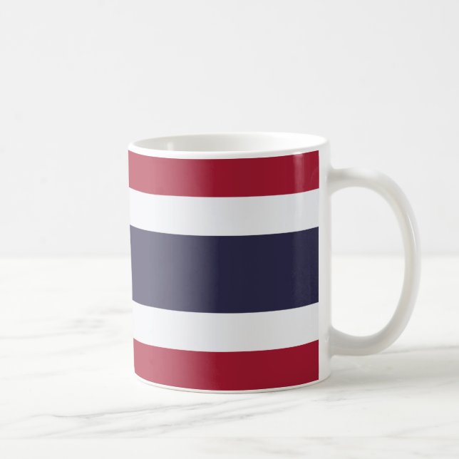 Thailand Flag Ceramic Mug (Right)