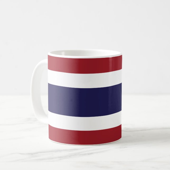 Thailand Flag Coffee Mug (Front Left)