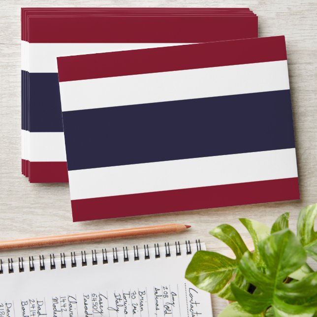 Thailand flag envelope (Stacked)