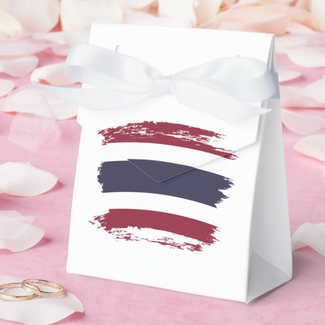 Thailand flag favor box (Wedding)