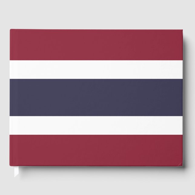 Thailand flag guest book (Front)