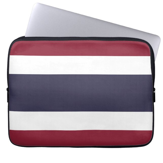 Thailand flag laptop sleeve (Front)