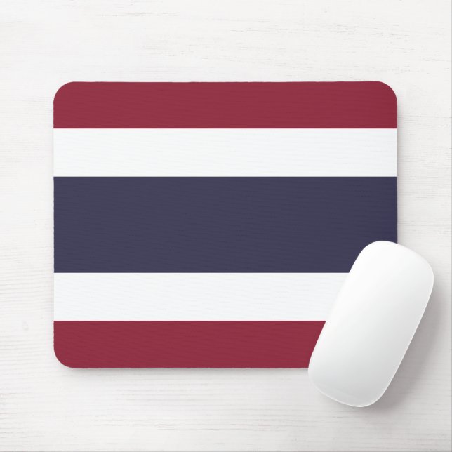 Thailand flag mouse pad (With Mouse)