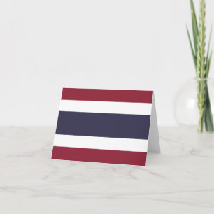 Thailand flag note card