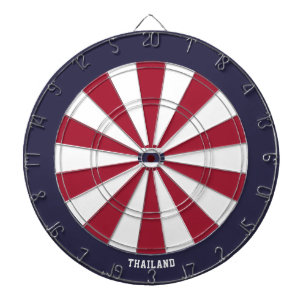 Thailand Flag Patriot's Bullseye Dartboard