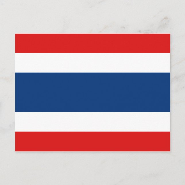 Thailand Flag Postcard (Front)