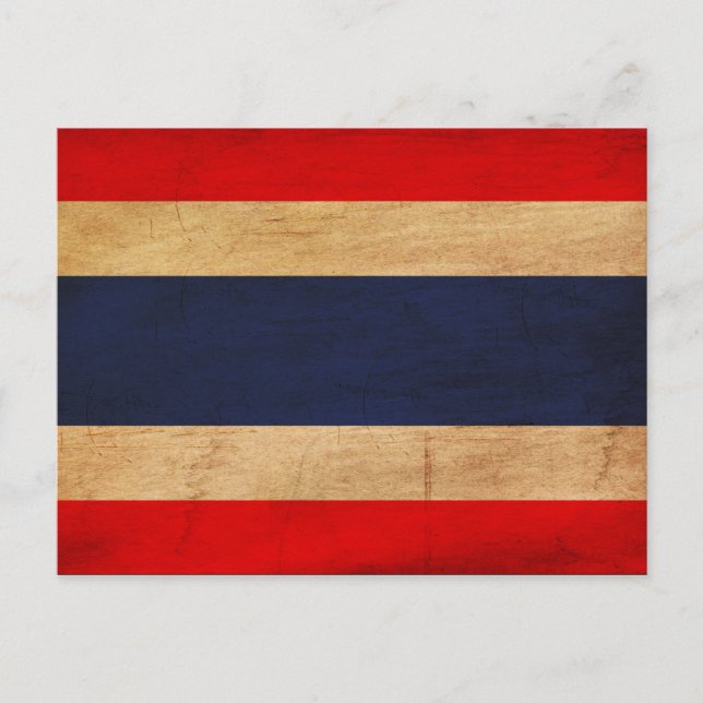 Thailand Flag Postcard (Front)
