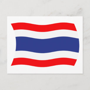 Thailand Flag Postcard