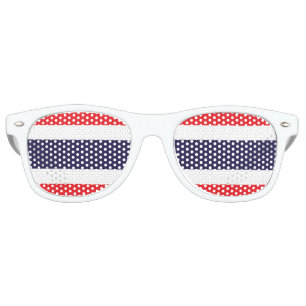 Thailand Flag Retro Sunglasses
