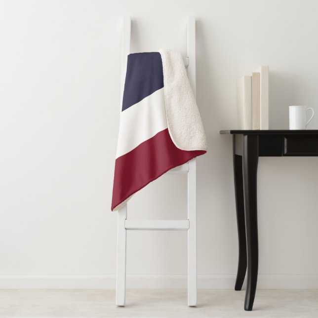 Thailand flag sherpa blanket (In Situ)