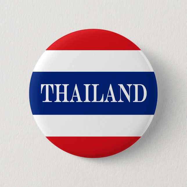  Thailand flag Thai 2 Inch Round Button (Front)